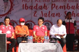 Wali Kota Manado Hadir Dalam Ibadah Pembuka Perayaan Hari Ulang Tahun GMIM ke-88 Bersinode Tahun 2022