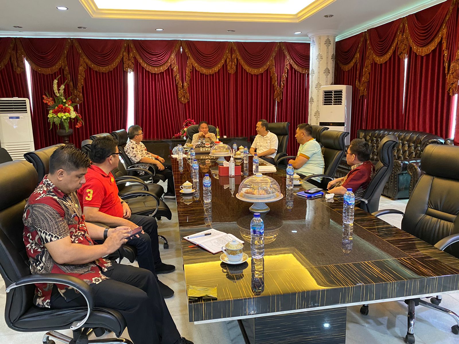 Rapat pemantapan koordinasi Perencanaan Penyelenggaraan Pilkada Serentak 2024 dihadiri Bupati FDW